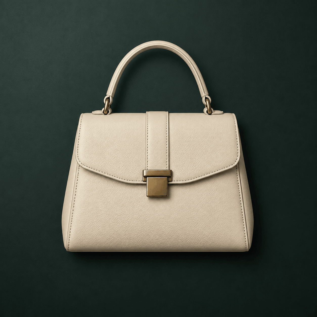 Cream handbag