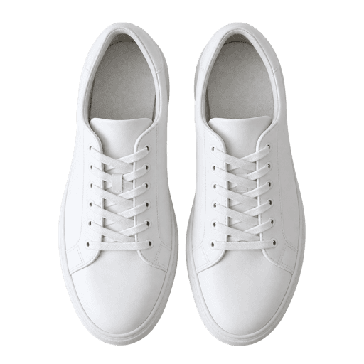 White low-top sneakers · Shoes